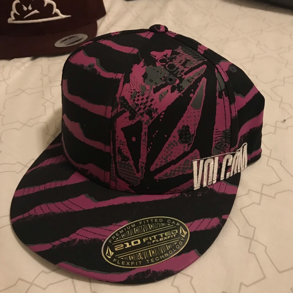 Purple Volcom Hat
